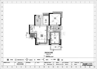 【室内装修设计】某两室一厅户型私人住宅现代风格室内装修设计cad全套施工图(含完工照片)_土木在线